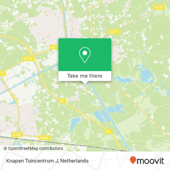 Knapen Tuincentrum J, Schoor 42 Karte