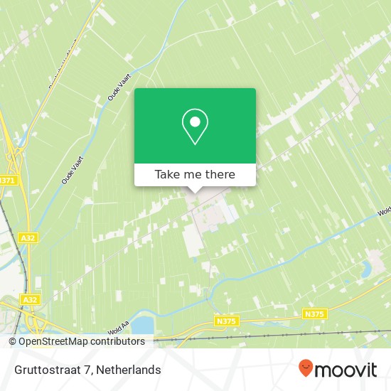 Gruttostraat 7, 7961 BT Ruinerwold map