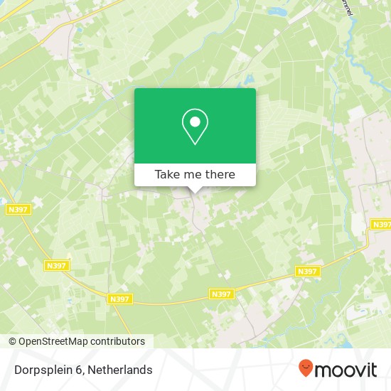 Dorpsplein 6, Dorpsplein 6, 5561 AV Riethoven, Nederland Karte