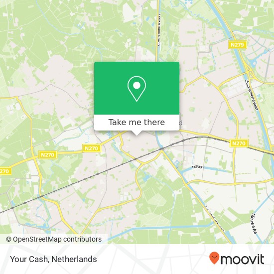 Your Cash, 2e Haagstraat 42 map