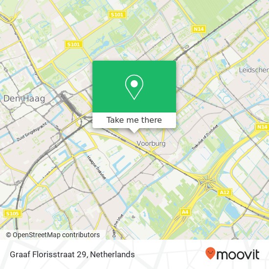 Graaf Florisstraat 29, Graaf Florisstraat 29, 2274 Voorburg, Nederland map