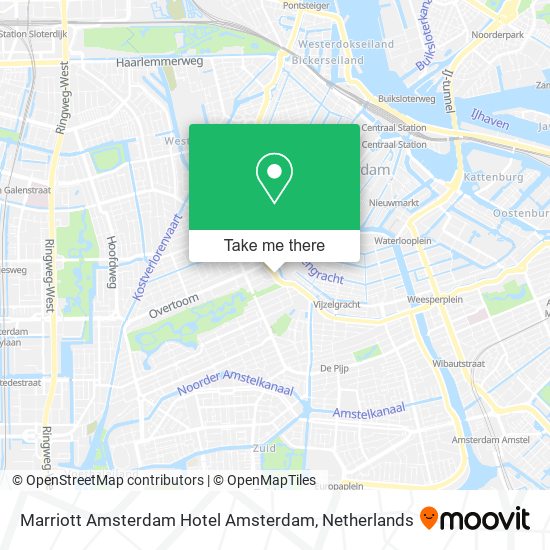 Marriott Amsterdam Hotel Amsterdam Karte