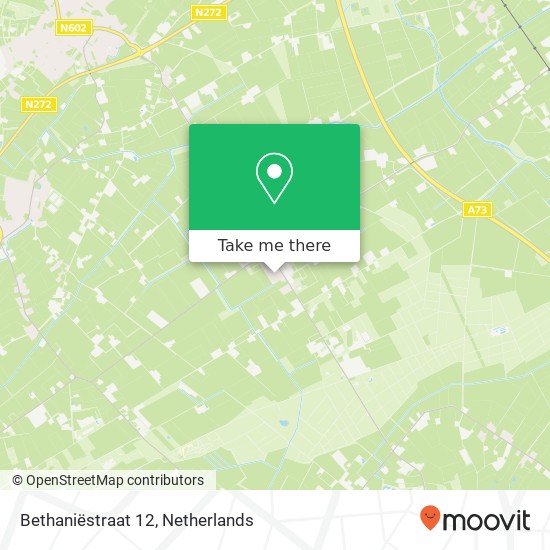 Bethaniëstraat 12, 5844 AV Stevensbeek map