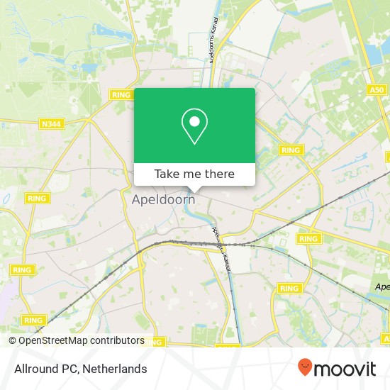 Allround PC, Deventerstraat 58 map