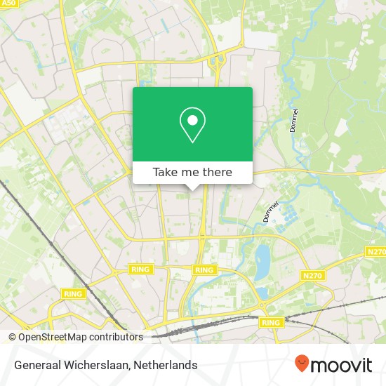 Generaal Wicherslaan, 5623 GT Eindhoven map