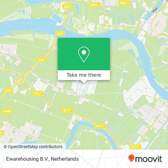 Ewarehousing B.V., Nijverheidsweg 27 map