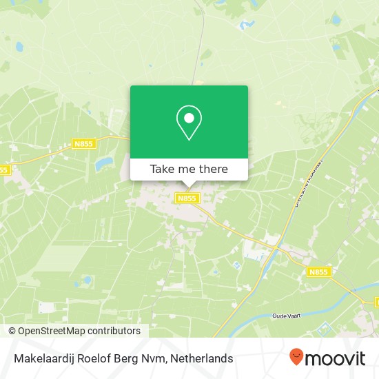 Makelaardij Roelof Berg Nvm, Kruisstraat 10A map