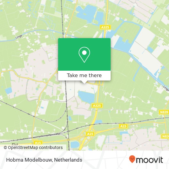 Hobma Modelbouw, Pascalweg 6A map