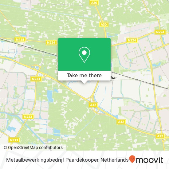 Metaalbewerkingsbedrijf Paardekooper, Faradaystraat 21 map