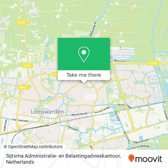 Sijtsma Administratie- en Belastingadvieskantoor, Swammerdamstraat 51 map