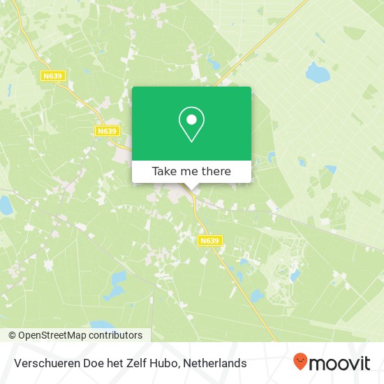 Verschueren Doe het Zelf Hubo, Florijnstraat 13A map