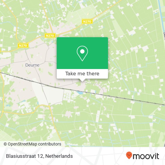 Blasiusstraat 12, 5754 AV Deurne map