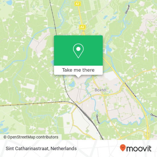 Sint Catharinastraat, 5282 TG Boxtel map