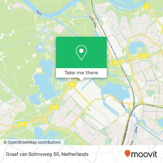 Graaf van Solmsweg 50, 5222 BP 's-Hertogenbosch map