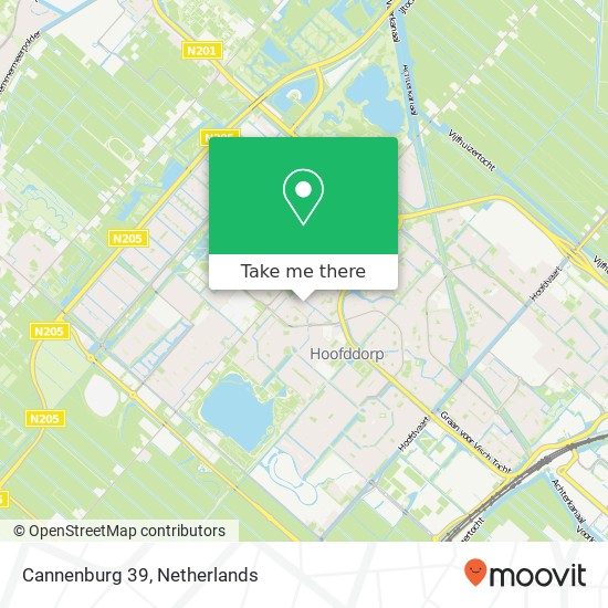 Cannenburg 39, 2135 CD Hoofddorp map