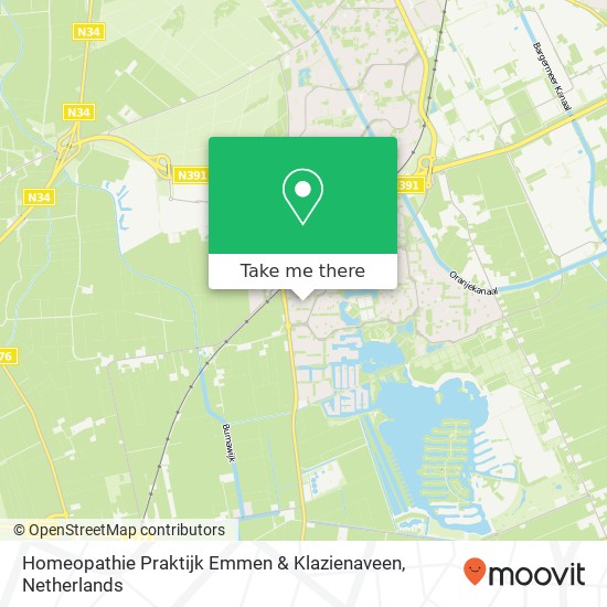 Homeopathie Praktijk Emmen & Klazienaveen, Zwaluwenveld 88 Karte