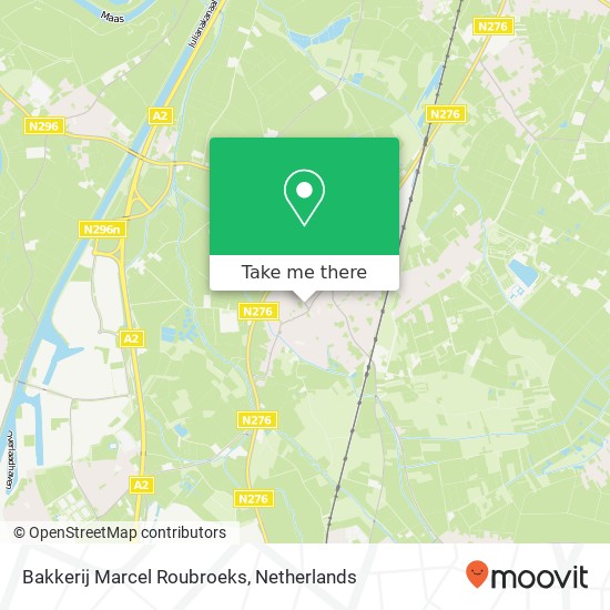 Bakkerij Marcel Roubroeks, Dieterderweg 11 map