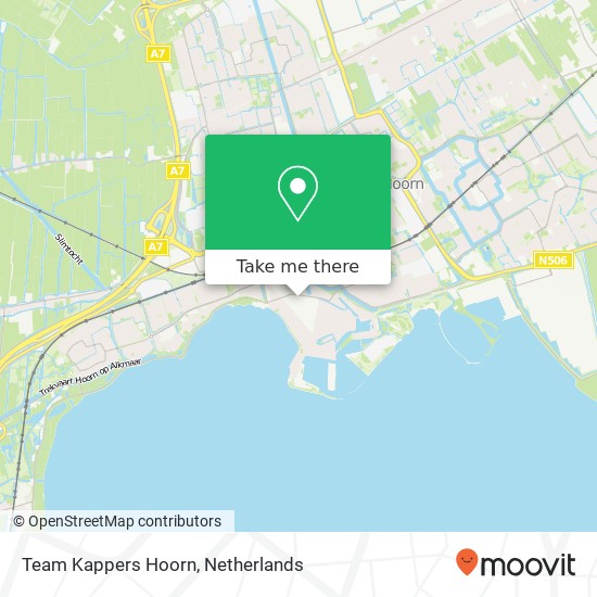 Team Kappers Hoorn, Ramen map