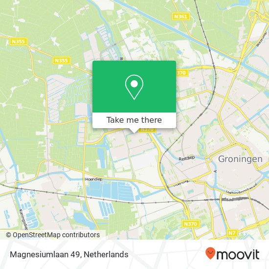 Magnesiumlaan 49, 9743 TB Groningen map