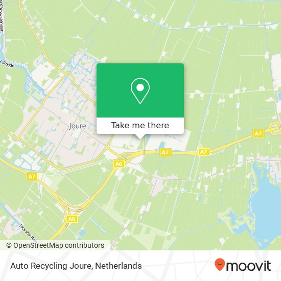 Auto Recycling Joure, Haskerveldweg 4 map