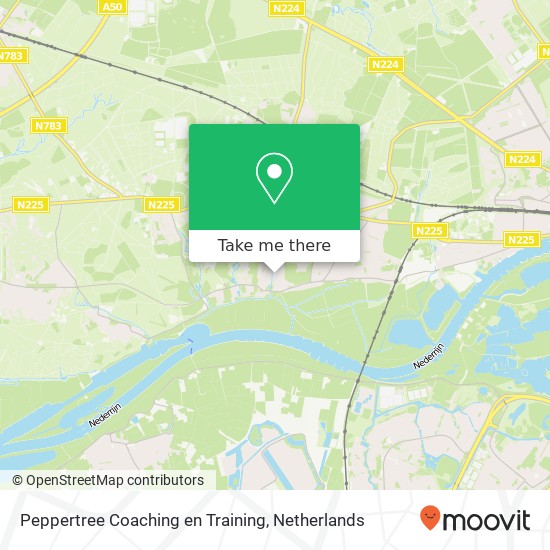 Peppertree Coaching en Training, Zuiderbeekweg 8 map