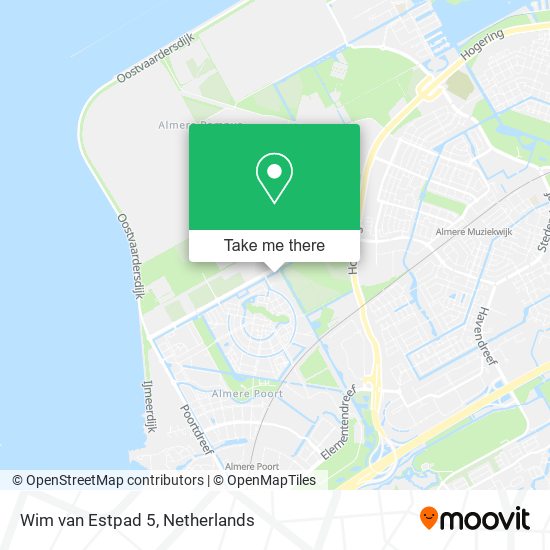 Wim van Estpad 5 map