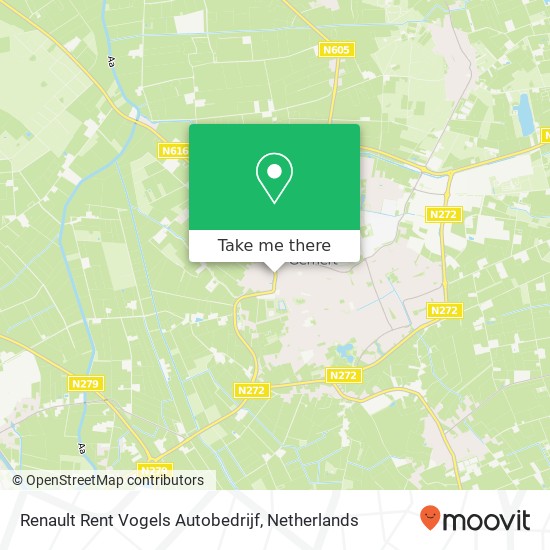 Renault Rent Vogels Autobedrijf, Komweg 41 Karte