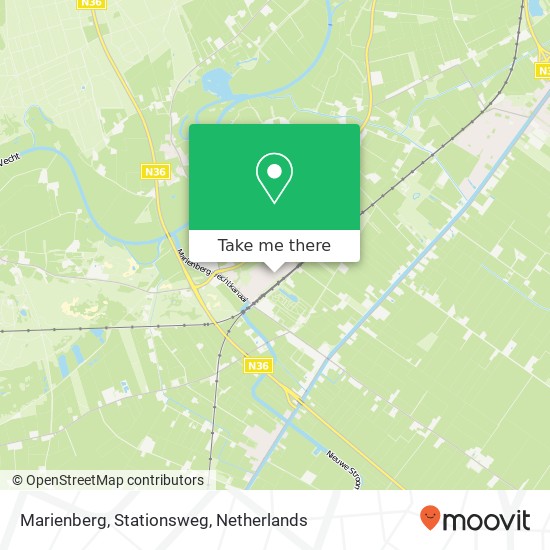 Marienberg, Stationsweg Karte