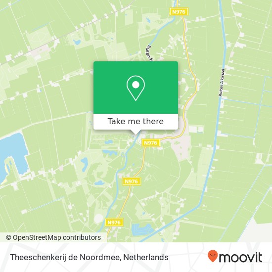 Theeschenkerij de Noordmee, Dennenweg 1 map