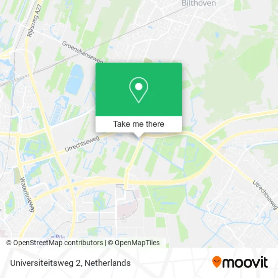 Universiteitsweg 2 Karte