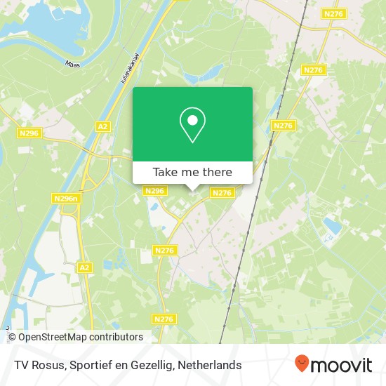 TV Rosus, Sportief en Gezellig, Louerstraat 17 Karte