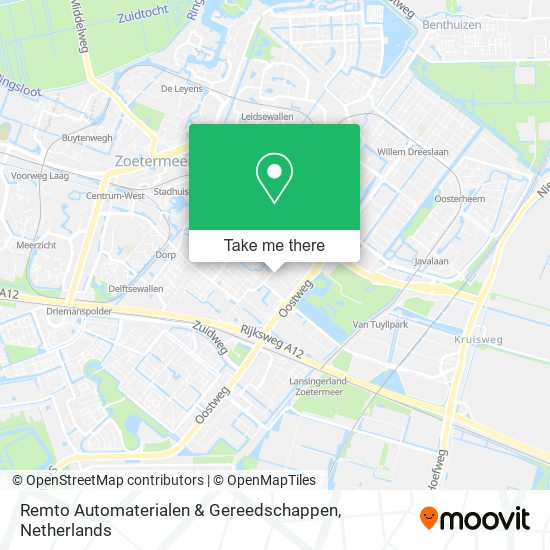 Remto Automaterialen & Gereedschappen Karte