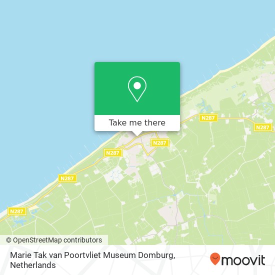 Marie Tak van Poortvliet Museum Domburg map