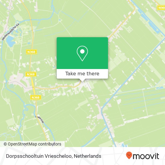 Dorpsschooltuin Vriescheloo map