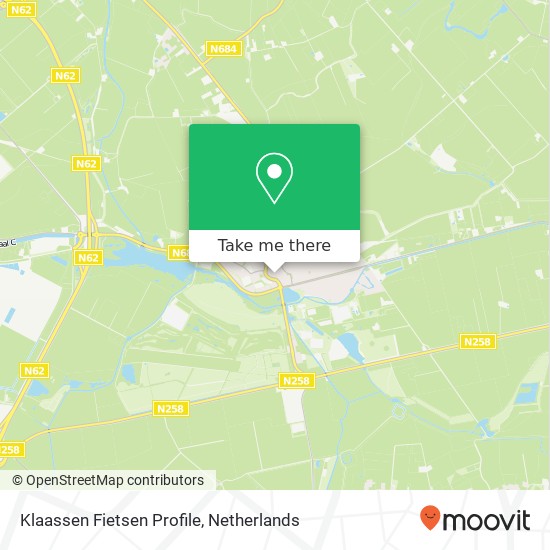 Klaassen Fietsen Profile, Zeestraat 6A map