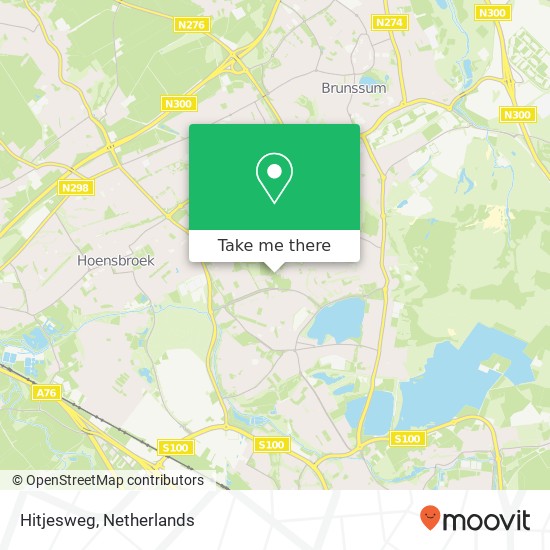 Hitjesweg, Hitjesweg, 6413 Heerlen, Nederland Karte