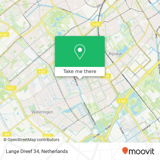 Lange Dreef 34, 2285 LA Rijswijk map