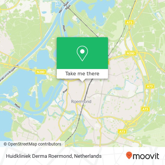 Huidkliniek Derma Roermond, Steegstraat 28 map