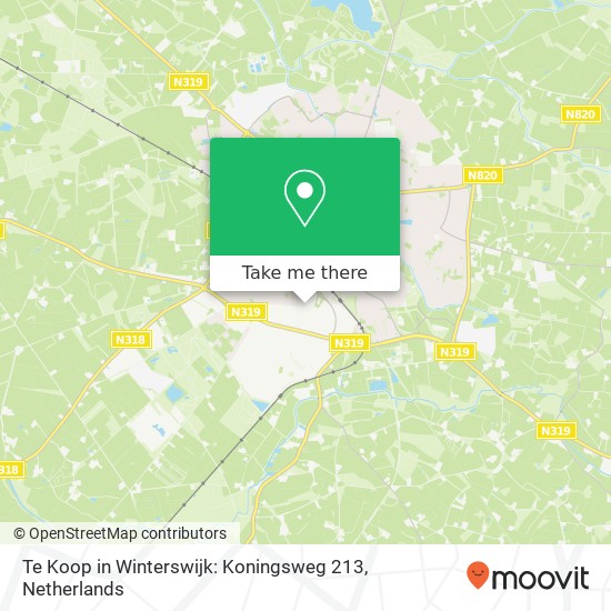 Te Koop in Winterswijk: Koningsweg 213 map