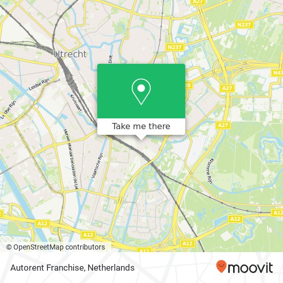 Autorent Franchise, Koningsweg 4 map