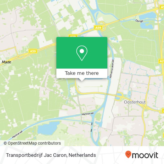 Transportbedrijf Jac Caron, Handelsweg 7 map