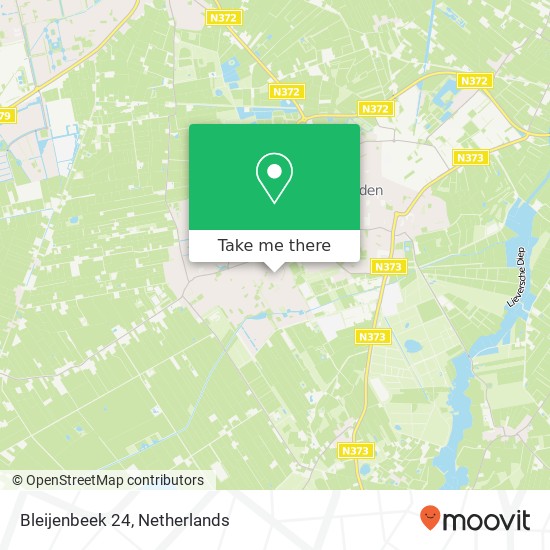 Bleijenbeek 24, 9301 XR Roden map