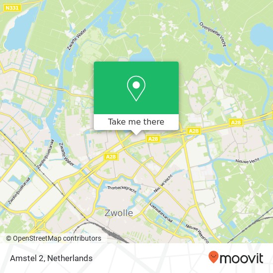 Amstel 2, 8032 AK Zwolle map