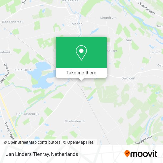 Jan Linders Tienray map