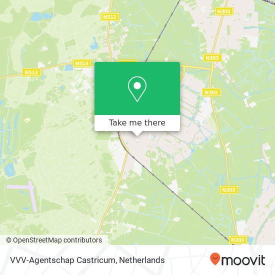 VVV-Agentschap Castricum map