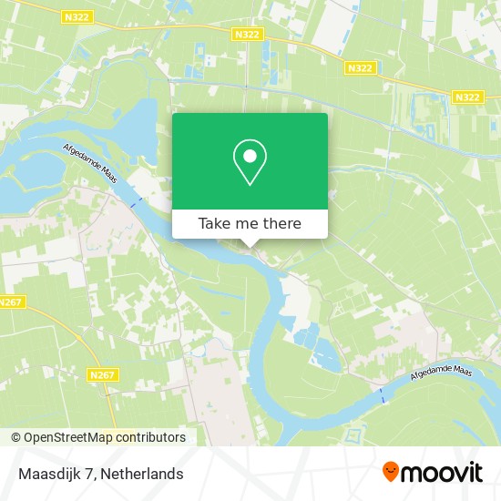 Maasdijk 7 map