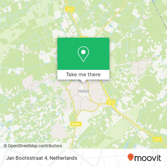 Jan Bootsstraat 4, 5961 VB Horst map