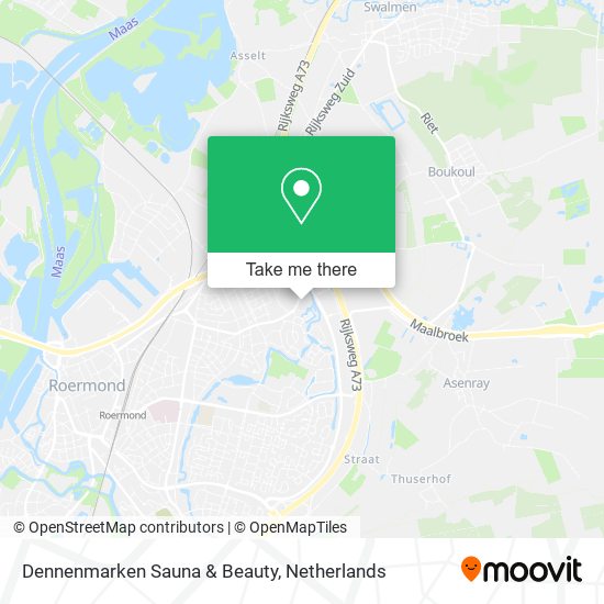 Dennenmarken Sauna & Beauty map