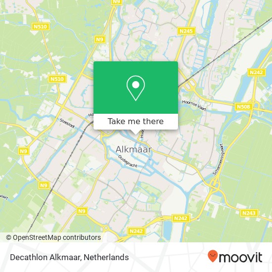 Decathlon Alkmaar, Noorderkade 126 map
