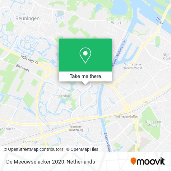 De Meeuwse acker 2020 map